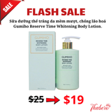 Sữa dưỡng thể trắng da  mềm mượt, mướt mịn, chống lão hoá Gumiho Reserve Time Whitening Body Lotion