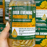Tinh Dầu Hoa Anh Thảo cân bằng nội tiết tố, làm đẹp da, lưu thông máu, giãm mở trong máu Ever Evening Primrose Oil - Màu xanh hàm lựợng cao
