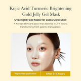 Mặt nạ dạng gel từ nghệ dưỡng sáng da MEDICUBE KOJIC ACID TURMERIC BRIGHTENING GEL MASK - VÀNG