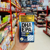 Viên uống bổ não tăng cường trí nhớ minh mẩn, hỗ trợ thị lực, sức khoẻ tim mạch DHA EPA Orihiro Nhật Bản