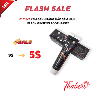 Kem Đánh Răng Hàn Quốc Hắc Sâm Hanil Black Ginseng Toothpaste