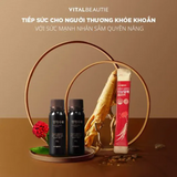 Tinh chất nước hồng sâm cô đặc bổ máu tăng cường sức khoẻ, phục hồi sinh khí tăng cường hệ miễn dịch chống lại bệnh tật không chất bảo quản - Vital Beauty Gingsen Ampoule Extract Amore