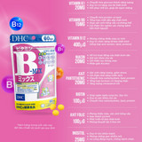 Viên Uống  Vitamin B Tổng Hợp  giãm mệt mỏi và đau nhức cổ vai và lưng  DHC Vitamin B Mix