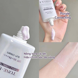 Set Kem Chống Nắng Nâng Tone Tím D'Alba Waterfull Tone-Up Sun Cream Purple SPF50+ PA++++ (2 x 50ml)