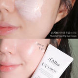 Set Kem Chống Nắng Nâng Tone Hồng d'Alba Waterfull Tone-Up Sun Cream SPF50+ PA++++ (2 x 50ml) - MÀU HỒNG