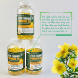 Tinh Dầu Hoa Anh Thảo cân bằng nội tiết tố, làm đẹp da, lưu thông máu, giãm mở trong máu Ever Evening Primrose Oil - Màu xanh hàm lựợng cao