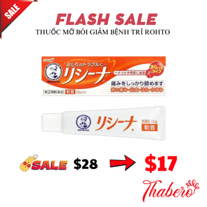 Thuốc mỡ bôi  giãm bệnh trĩ Rohto Mentholatum licina A