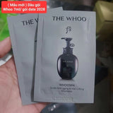 Sample Dầu gội thảo dược Đông Y Whoo Spa Essence Shampoo Chăm Sóc Da Đầu Phục Hồi Tóc Hư Tổn, chống rụng và giúp tóc khoẻ phồng bồng bềnh - (100 gói x 7ml = 700ml ) - Gội whoo đen