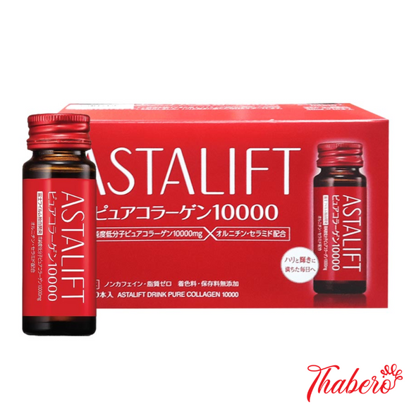 Nước uống bổ sung 10000mg Collagen tinh khiết chống lão hoá, giảm nếp nhăn, trẻ hoá AsẤtlift.