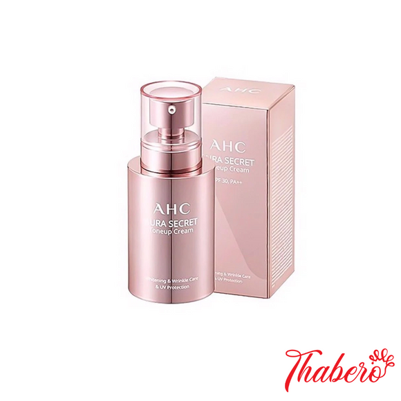 Kem Dưỡng 3in1 Nâng Tone Trắng Hồng, Cải Thiện Nếp Nhăn & Chống Nắng AHC Aura Secret Tone Up Cream