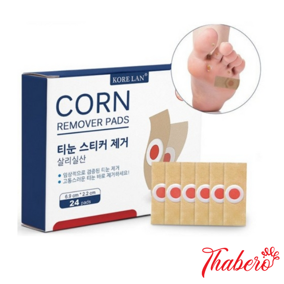 Miếng dán trị mụn cóc, mụn mắt cá chân Korelan Corn Remover Pads
