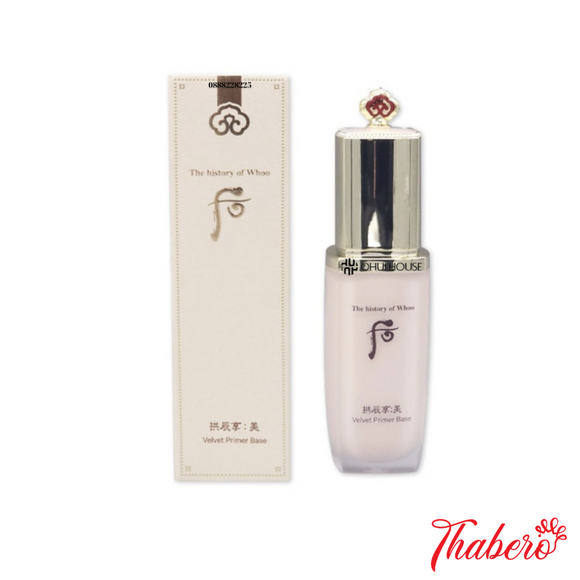 Kem lót nhung lì chống nhăn mỏng mịn trang điểm kiềm dầu tạo lớp lót make up chuyên nghiệp Whoo Velvet Primer  Base