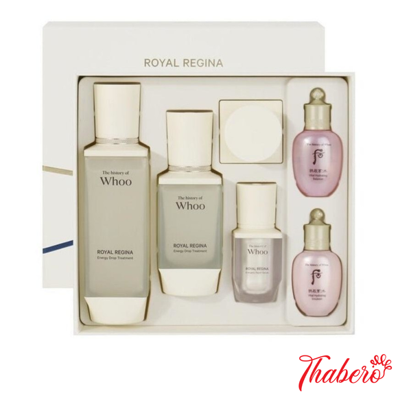 Set nước thần Tinh Chất Khởi Nguồn Năng Lượng  Whoo Royal Regina Energy Drop Treatment