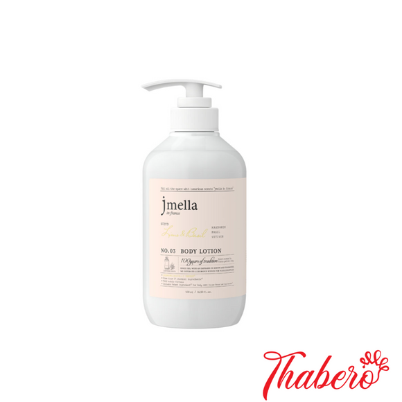 Sữa Dưỡng Thể số 3  Dưỡng ẩm & Mịn da Jmella Hương Chanh Và Húng Quế Tươi Mát Body Lotion #No.3 Lime & Basil