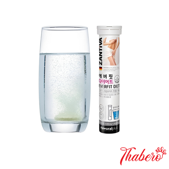 Viên sủi giảm mỡ, cholesterol, thanh lọc cơ thể, tăng cường trao đổi chất, giảm cơn thèm ăn, giảm cân hiệu quả Zantiva Everfit Diet Natural Plus