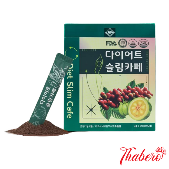 Cafe bứa hỗ trợ giảm cân, đốt cháy mỡ thừa, giảm hấp thu chất béo và tăng cường sức khoẻ Diet Slim Cafe 다이어트 슬림 카페