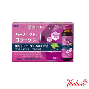 Nước uống Collagen chiết xuất nhau thai làm đẹp da, chống lão hoá Asahi Perfect Asta 5000mg