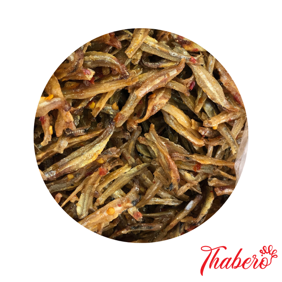 Khô cá cơm rang tỏi ớt vị thơm ngon đậm đà - Hủ 250 gr