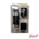 Cọ Má Hồng 2 Đầu Silicon & Lông Studio17 (Dual Silicone Blush Brush)