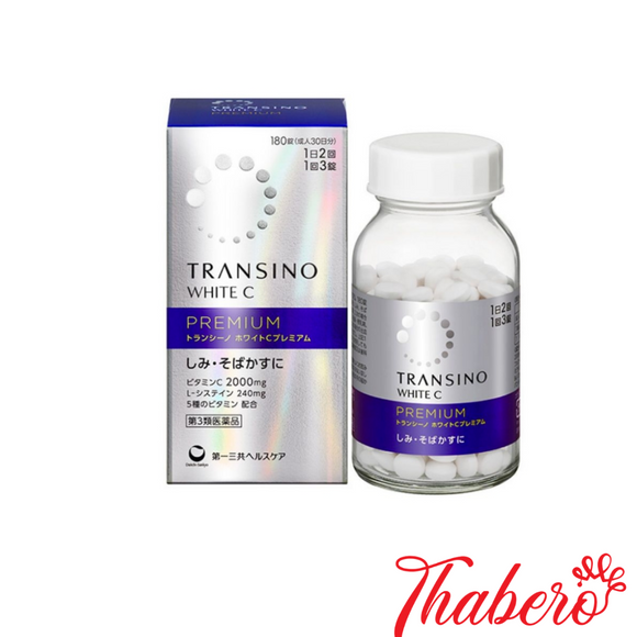 Viên uống hỗ trợ trắng da, trị nám cao cấp Transino White C Premium - 180 viên