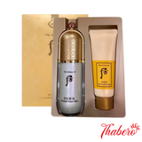 Set Kem Lót Trang Điểm nâng tone, giảm dầu nhờn Whoo Gongjinhyang Mi Essential Primer Base - Tặng kèm sữa rửa mặt