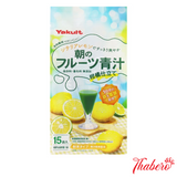 Bột nước ép lúa mạch chất xơ  Rau Củ thạch lọc ruột buổi sáng và  bổ sung sắt tạo máu mới tăng cường sức khoẻ Yakult Morning Fruit Aojiru - Vị Cam Chanh