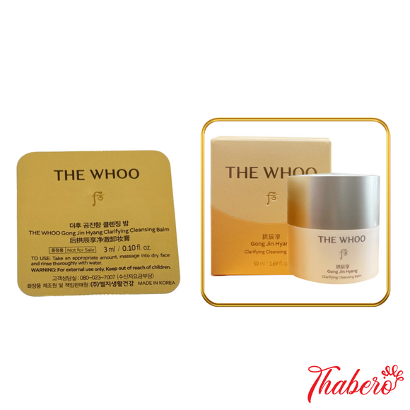 Sample Sáp tẩy trang làm sạch sâu THE WHOO GongJinHyang Cleansing Balm - WHOO VÀNG 3ml