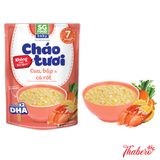 Cháo tươi Baby cua, bắp & cà rốt SG Food bổ sung X2 DHA
