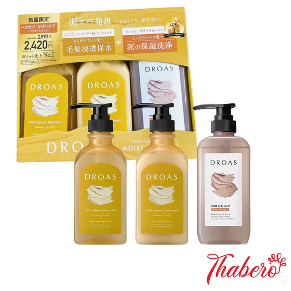Set bộ 03 Dầu gội, Sữa tắm & Dầu xả Nội Địa Nhật Ryochan Mall - DROAS