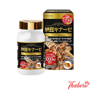Viên uống hỗ trợ lưu thông máu, giãm tê bì tay chân, tan cục máu đông,  phòng chống đột quỵ Infinity Nattokinase 6000FU