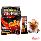 CÀ PHÊ SỮA ĐÁ  Việt Nam Hòa Tan TGT – Cà phê của người sành điệu (24g x 18 gói)