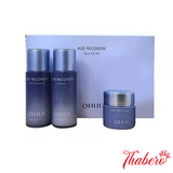 Bộ Sản Phẩm Dưỡng Da NGẬM COLLAGEN phục hồi làn da lão hoá, cung cấp độ ẩm &amp; tái sinh làn da Ohui Age Recovery Special Set 3pcs