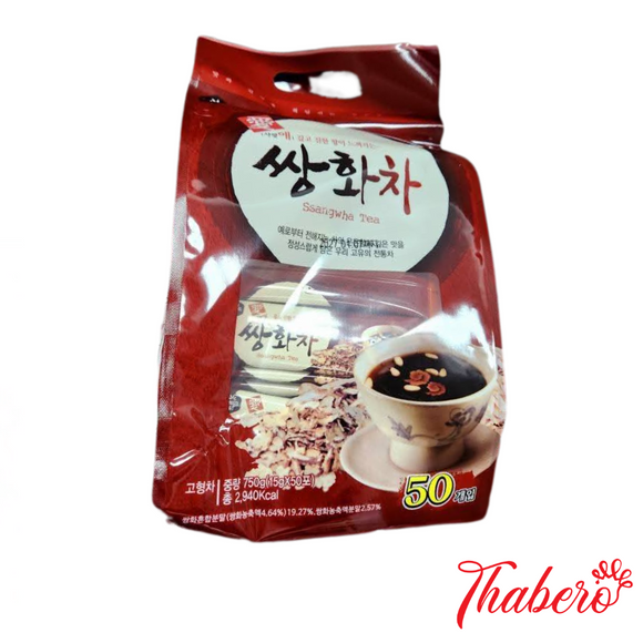 Trà Gừng, Táo Đỏ, thảo dược ngũ cốc giúp làm ấm lưu thông máu tốt  Ssanghwa Tea Hàn Quốc