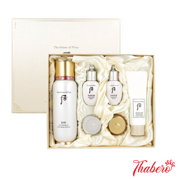 Set tinh chất khởi nguồn cấp ẩm tức thì, chống lão hoá và tái tạo da The History of Whoo Bichup First Moisture Anti-Aging Essence Special Set