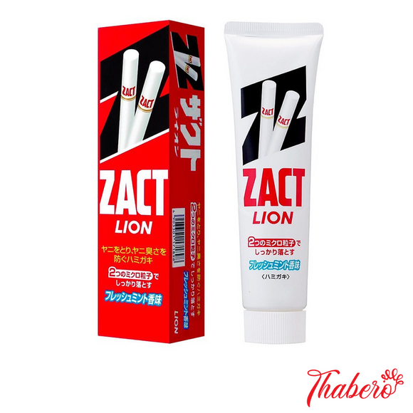 Kem đánh răng loại bỏ vết ố vàng và mảng bám dành cho người hút thuốc lá Zact Lion Nhật Bản