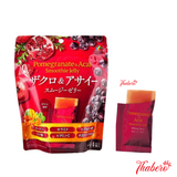 Thạch Smoothie Lựu & Acai bổ sung collagne, vitamin C UNIMAT RIKEN 10g x 14 gói