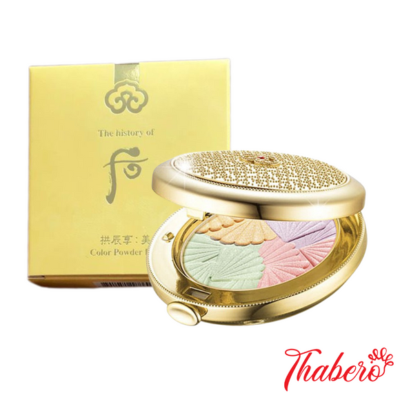 Phấn phủ  ngũ sắc Whoo Gongjinhyang Mi Color Pact mang lại làn da tươi trẻ, sáng và mịn màng