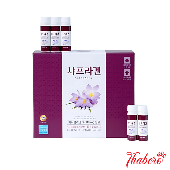 Nước uống collagen nhụy hoa nghệ tây Saffron Collagen 3000mg tăng cường sức đề khán, làm đẹp da, chống nhăn, ngừa mụn, trị nám