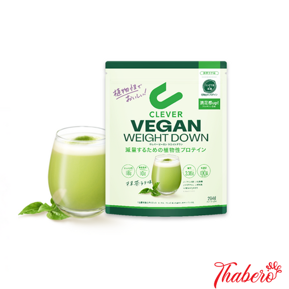 Sửa giảm cân thực vật hỗ trợ giảm cân, tăng cường cơ bắp, cung cấp năng lượng Clever Vegan - vị Matcha Latte