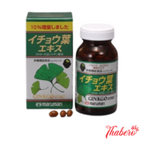 Viên uống Hoạt huyết dưỡng não tăng cường trí nhớ  Ginkgo Biloba Maruman Nhật Bản