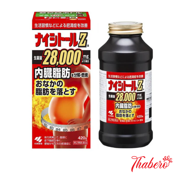 Viên Uống Giảm Mỡ Bụng Naishituro Z 28000mg Kobayashi Nhật Bản - 420 viên