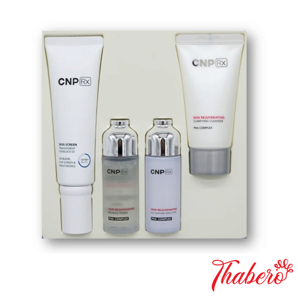 Set dưỡng da chống nắng CNP RX Skin Screen Transparent Sunblock EX Special Set (Bộ 4 sản phẩm)