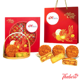 Bánh trung thu thập cẩm 2 trứng CT Choice Assorted Mooncakes - 4 cái/hộp