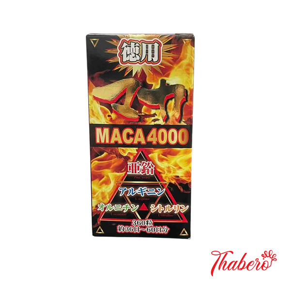 Viên uống bổ thận, tăng cường sinh lý ở nam Maca Yuuki 4000