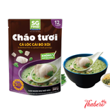 Cháo tươi DINH DƯỞNG  cá lóc cải bó xôi  SG Food