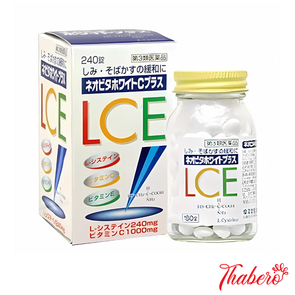 Viên uống trị nám, tàn nhang và làm trắng da White plus LCE