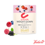 Bột dinh dưỡng hỗ trợ giảm cân, cung cấp protein Clever Weight Down - vị dâu mix berry