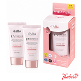 Set Kem Chống Nắng Nâng Tone Hồng d'Alba Waterfull Tone-Up Sun Cream SPF50+ PA++++ (2 x 50ml) - MÀU HỒNG