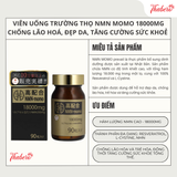Viên uống trường thọ NMN  18000mg  chống lão hoá, đẹp da, tăng cường sức khoẻ NMN Supplement, 18,000 mg MOMOprevail