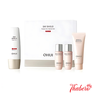 Bộ Kem Chống Nắng dưỡng ẩm chống nhăn  bảo vệ da khỏi tia UV Ohui Day Shield Perfect Sun Red SPF50+/PA++++ Special Set - Vạch đỏ